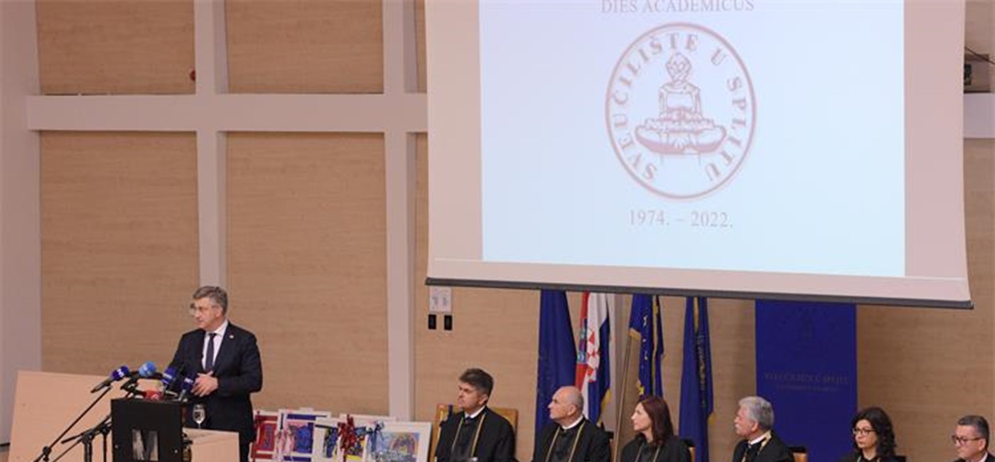 Sveučilište u Splitu već je gotovo pola stoljeća jedno od središta obrazovanja, znanosti i ulaganja u naše mlade